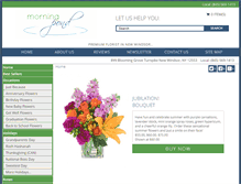 Tablet Screenshot of morningpondflorist.com